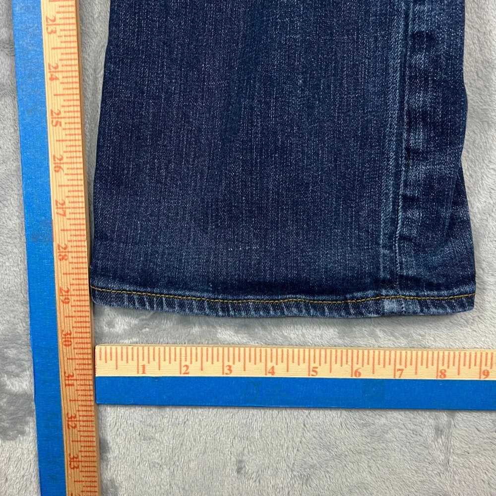 BANANA REPUBLIC Bootcut Jeans Mens 34x32 Blue Good Stretch Denim Western Casual